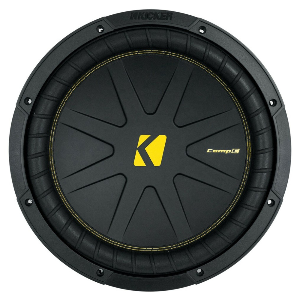 Kicker CompC CWCD124, 12 tuuman subwoofer-elementti, 2x4 ohm