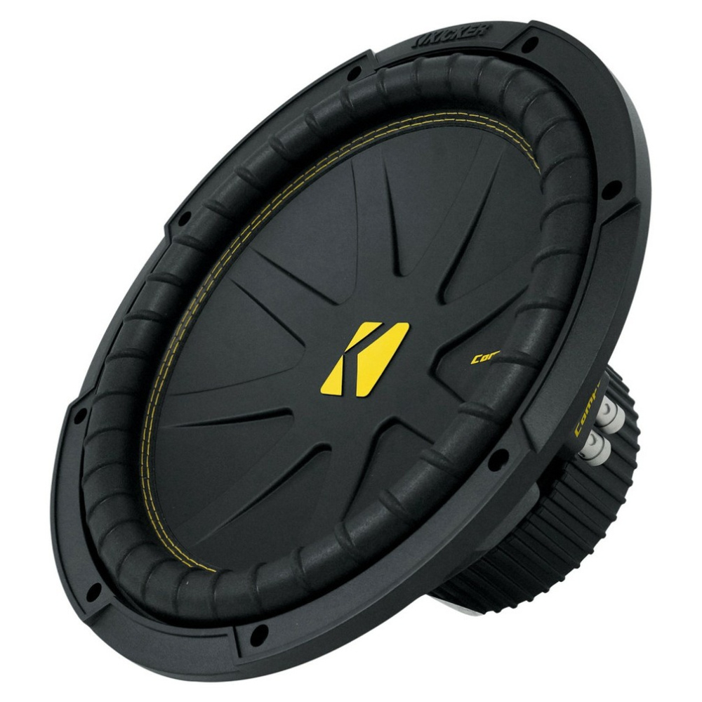 Kicker CompC CWCD124, 12 tuuman subwoofer-elementti, 2x4 ohm