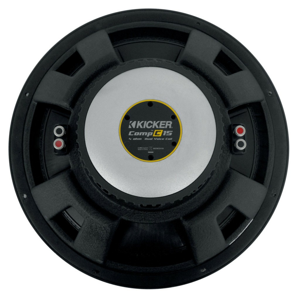 Kicker CompC CWCD154, 15 tuuman bassoelementti, 2x4 ohm