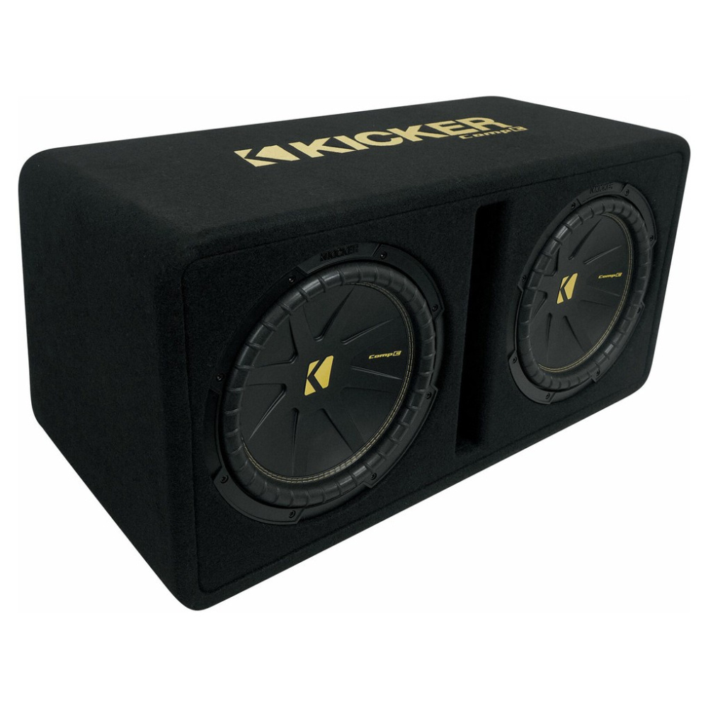 Kicker CompC DCWC122, refleksikotelo 2x12 tuuman subwoofereille, 2 ohmia