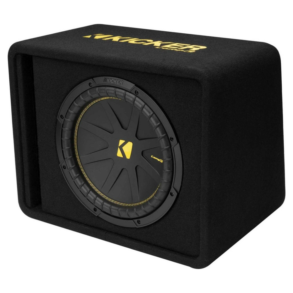 Kicker CompC VCWC122, refleksikoteloitu 1x12 tuuman subwooferkotelo, 2 ohmia