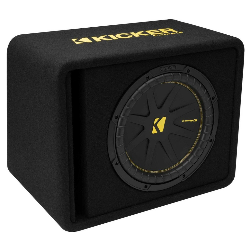 Kicker CompC VCWC122, refleksikoteloitu 1x12 tuuman subwooferkotelo, 2 ohmia