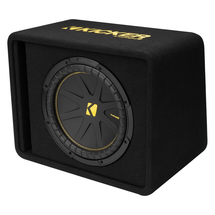 Kicker CompC VCWC124, refleksikoteloitu 1x12 tuuman subwooferkotelo, 4 ohmia
