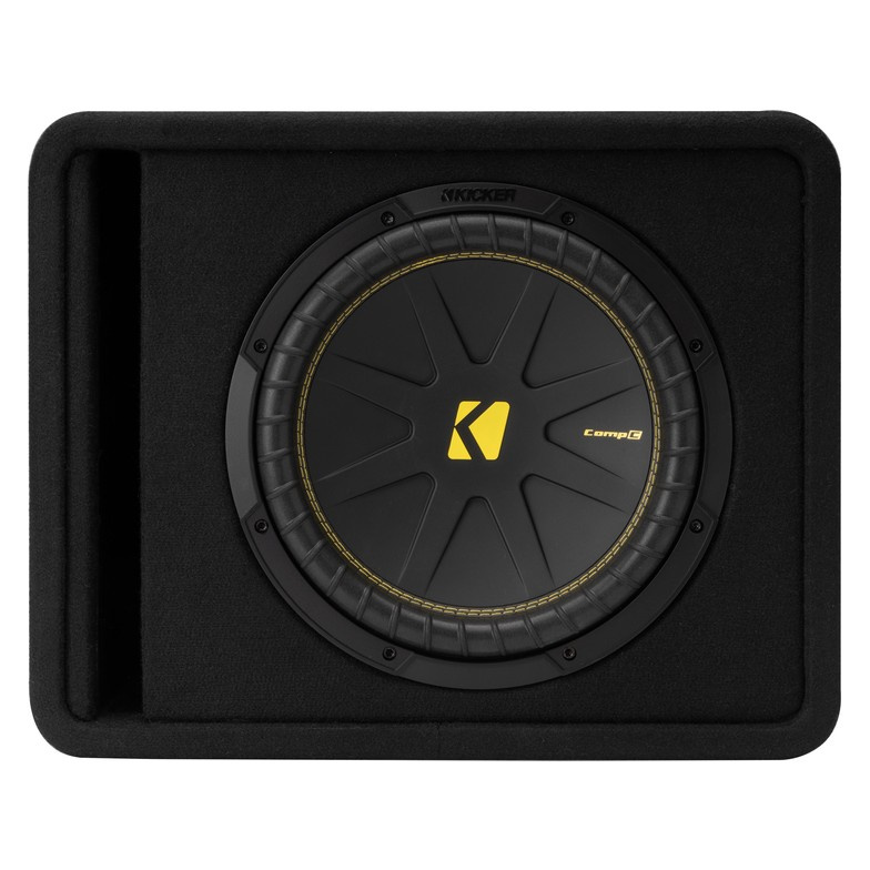 Kicker CompC VCWC124, refleksikoteloitu 1x12 tuuman subwooferkotelo, 4 ohmia