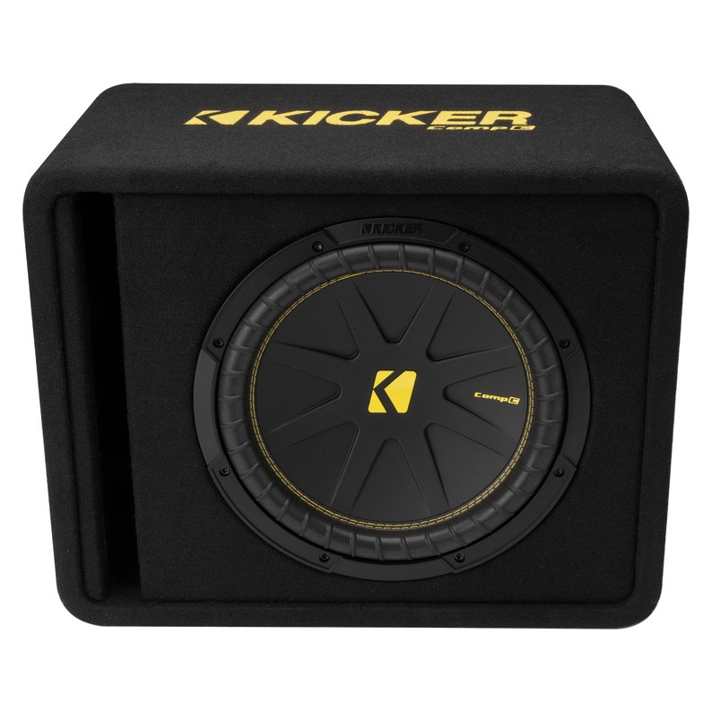 Kicker CompC VCWC124, refleksikoteloitu 1x12 tuuman subwooferkotelo, 4 ohmia