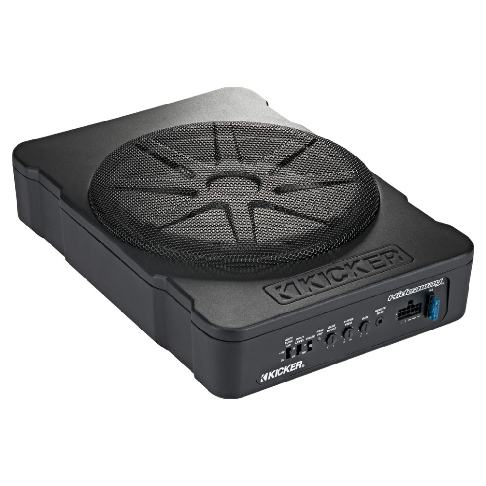 Kicker Hideaway HS10, aktiivinen 10 tuuman subwooferkotelo