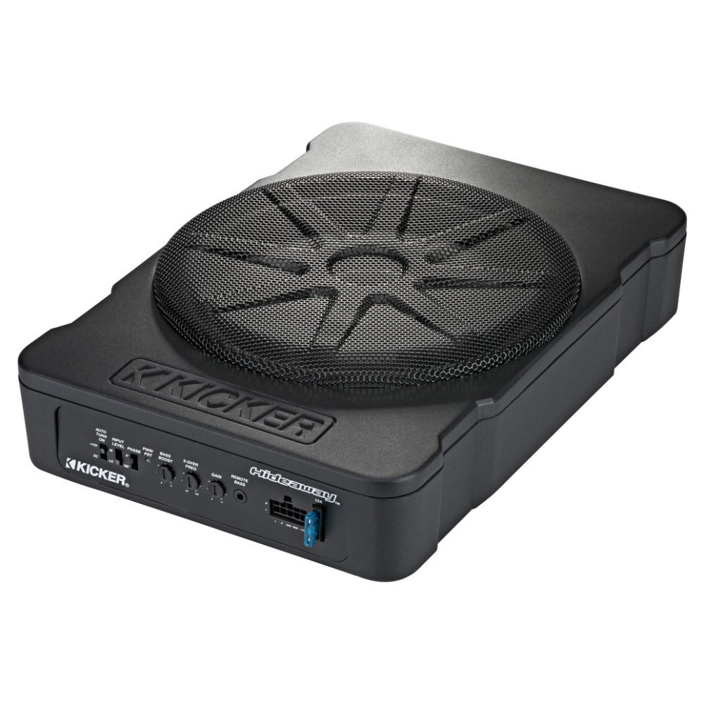 Kicker Hideaway HS10, aktiivinen 10 tuuman subwooferkotelo