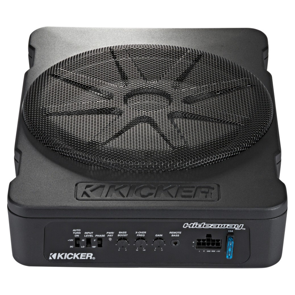Kicker Hideaway HS10, aktiivinen 10 tuuman subwooferkotelo