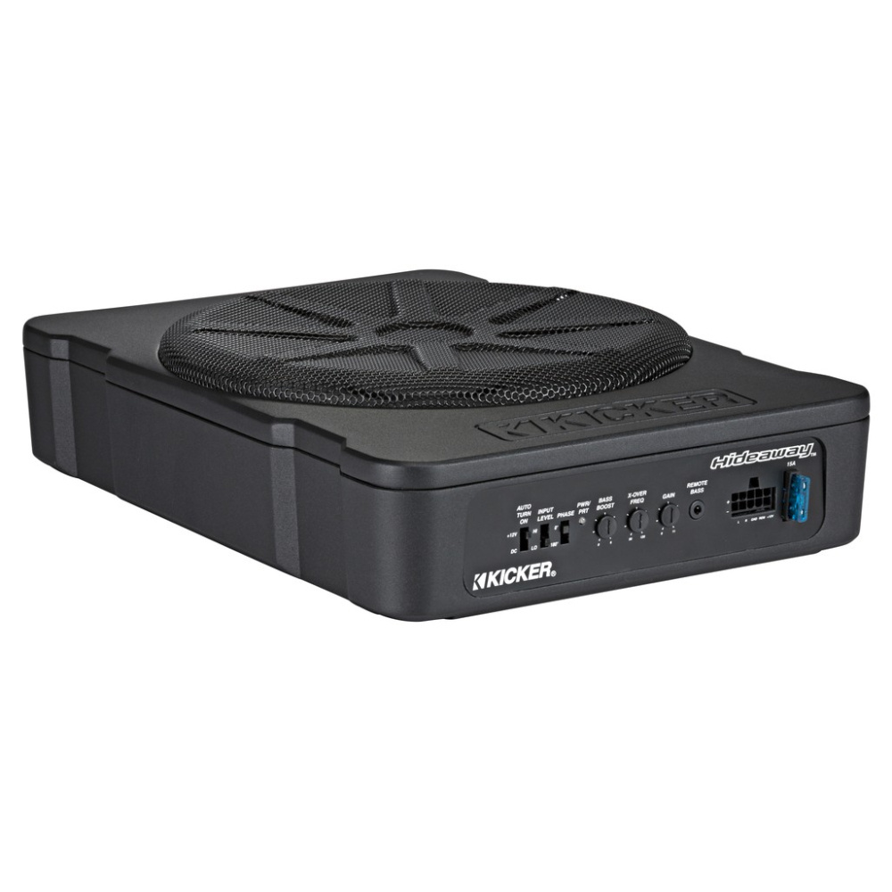 Kicker Hideaway HS10, aktiivinen 10 tuuman subwooferkotelo