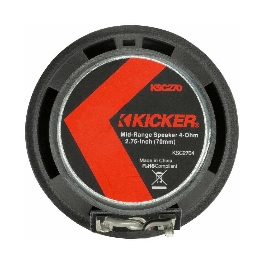 Kicker KSC2704, 2.75 tuuman keskiäänielementti, pari