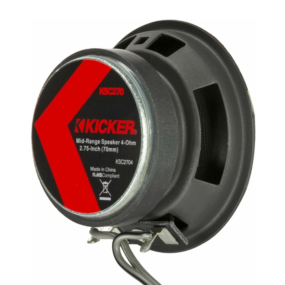 Kicker KSC2704, 2.75 tuuman keskiäänielementti, pari