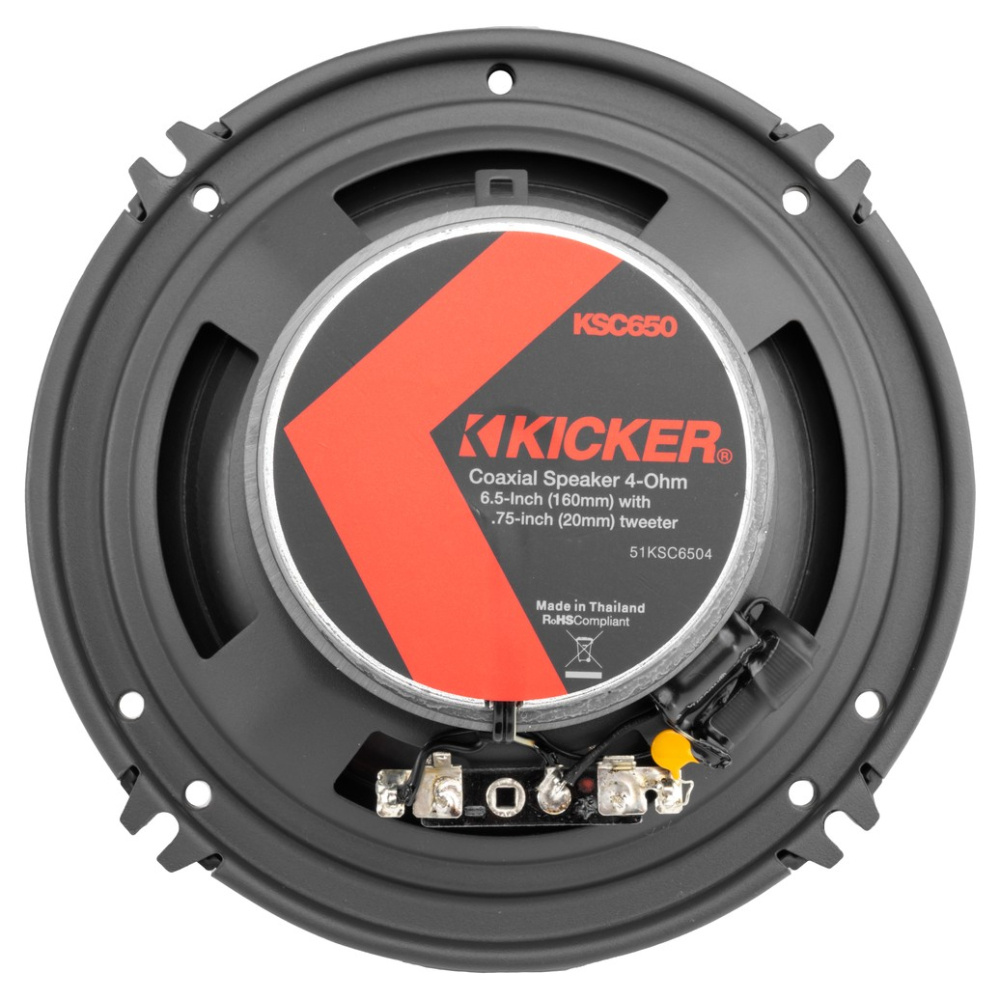 Kicker KSC6504, 6.5 tuuman koaksiaalikaiuttimet, pari