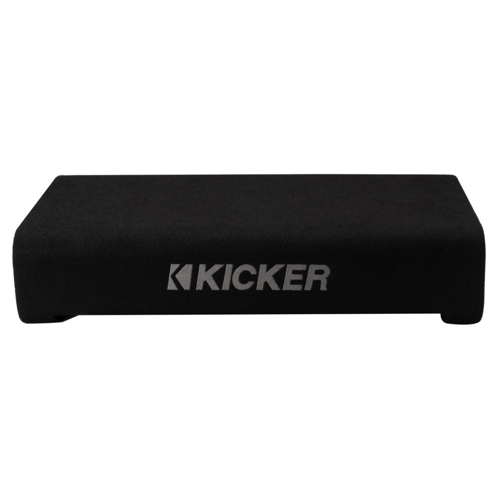 Kicker CompRT PTRTP10, 10-tuumainen alaspäin suunnattu aktiivinen subwooferkotelo