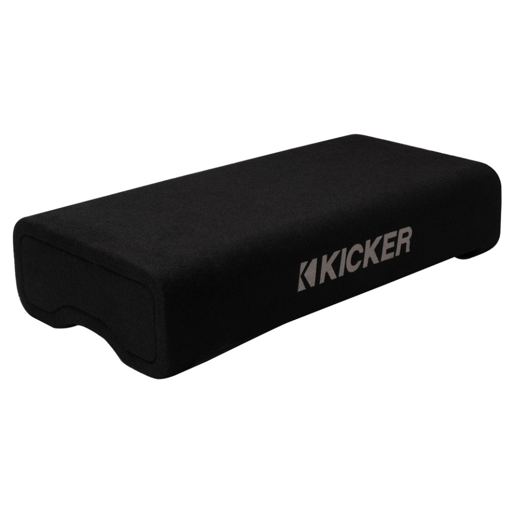 Kicker CompRT PTRTP10, 10-tuumainen alaspäin suunnattu aktiivinen subwooferkotelo