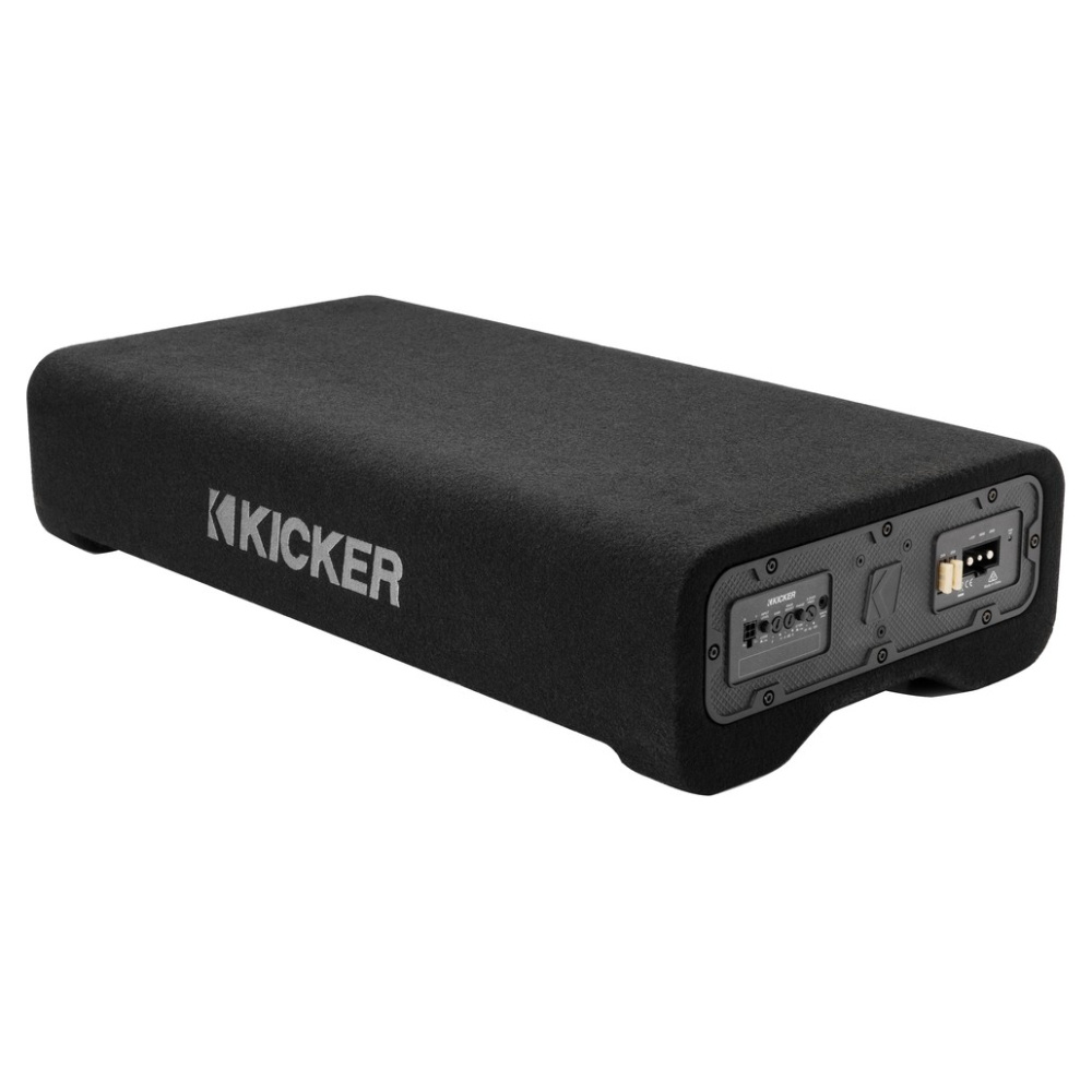 Kicker CompRT PTRTP12, 12 tuuman alaspäin suunnattu aktiivinen subwooferkotelo