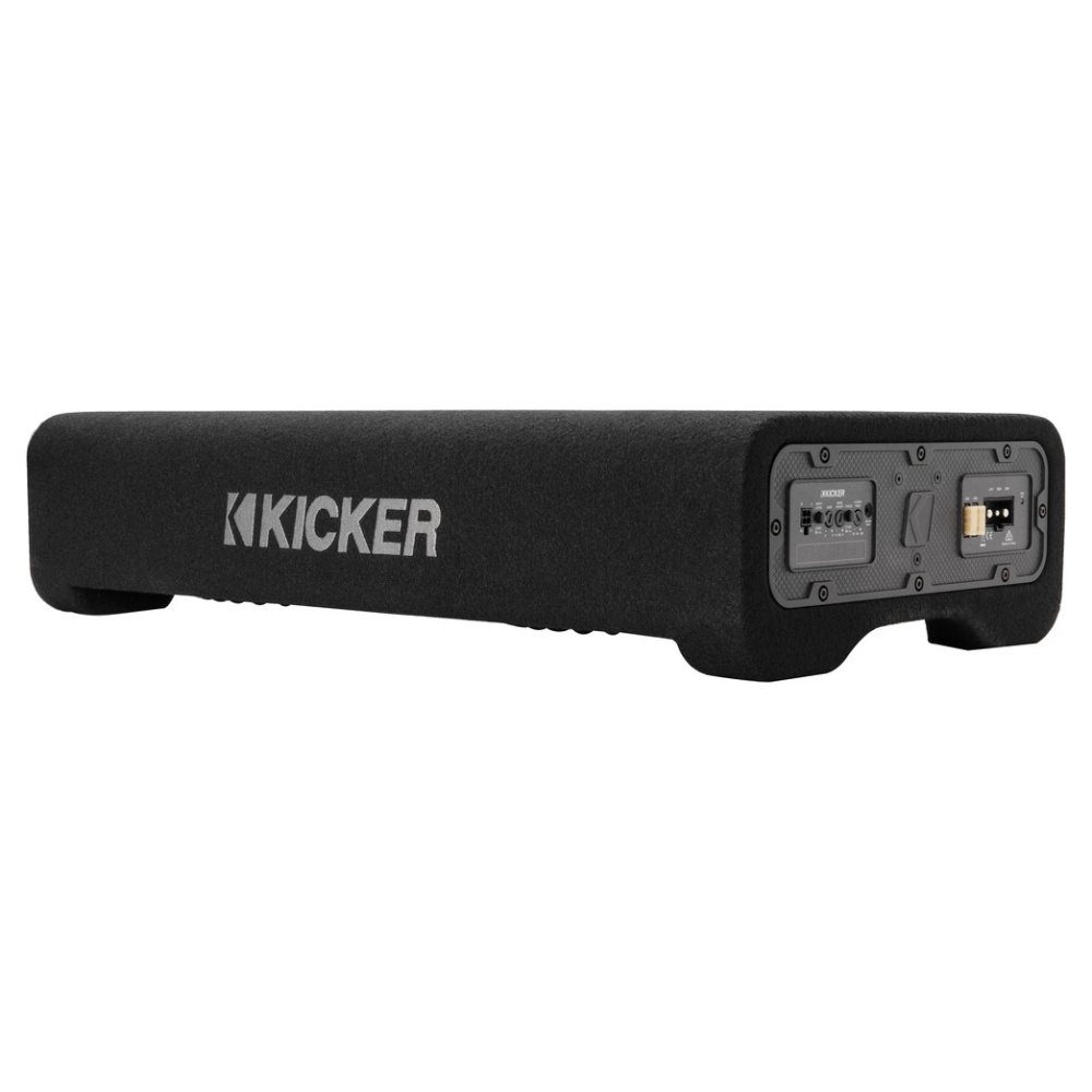 Kicker CompRT PTRTP12, 12 tuuman alaspäin suunnattu aktiivinen subwooferkotelo