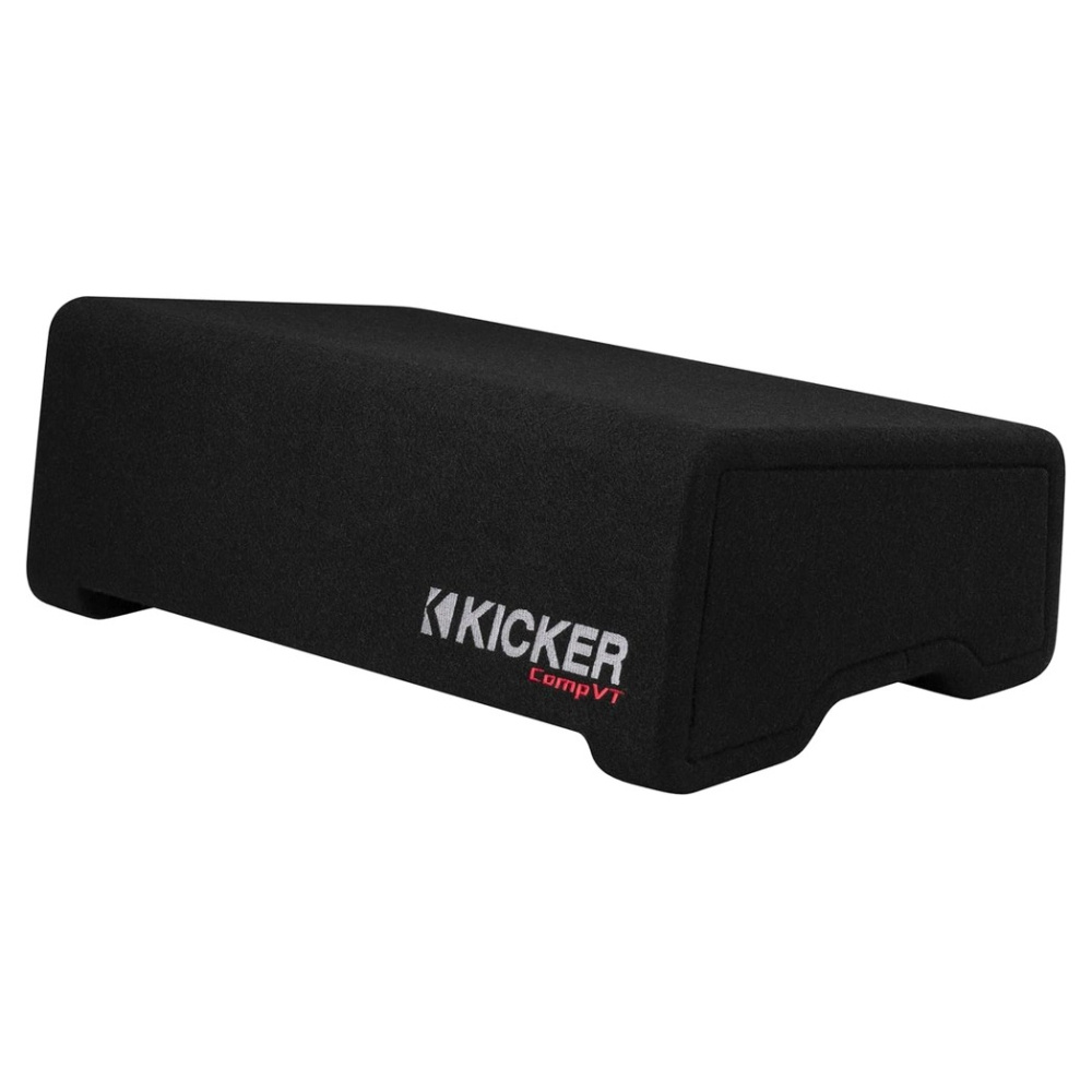 Kicker CompVT CVTDF102, 10 tuuman alaspäin suunnattu subwooferkotelo, 2 ohmia
