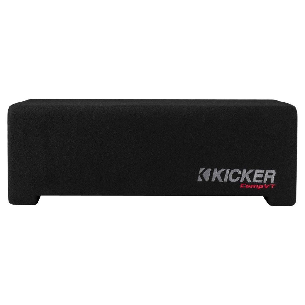 Kicker CompVT CVTDF122, 12-tuumainen alaspäin suunnattu subwooferkotelo, 2 ohm