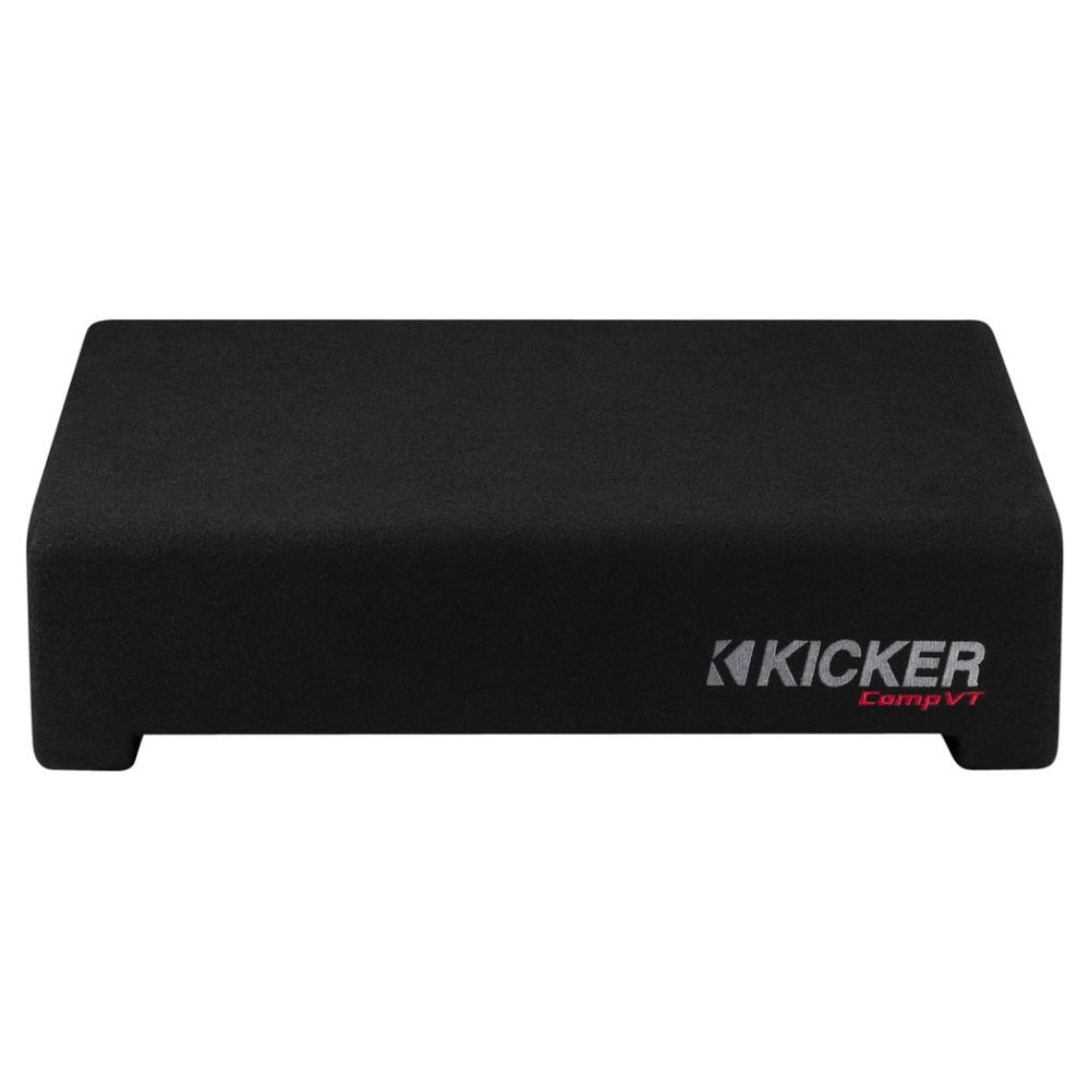 Kicker CompVT CVTDF122, 12-tuumainen alaspäin suunnattu subwooferkotelo, 2 ohm