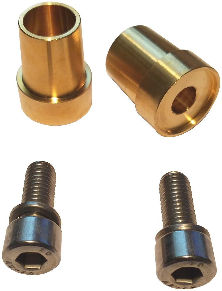 Poladapter för M8-gänga, par