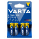 Varta Longlife Power AA, alkaliparistot, 4 kpl Varta Longlife Power AA, alkaliparistot, 4 kpl