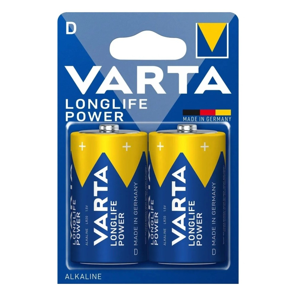Varta Longlife Power D, alkaliparistot, 2 kpl