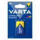 Varta Longlife Power 9V, alkalinen 9 V:n paristo, 1 kpl Varta Longlife Power 9V, alkalinen 9 V:n paristo, 1 kpl