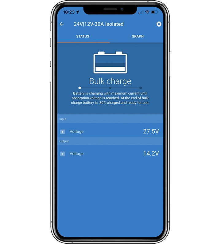 Victron Orion-Tr Smart DC-DC-laturi, 12V sisään 24V ulos, eristämätön 15A