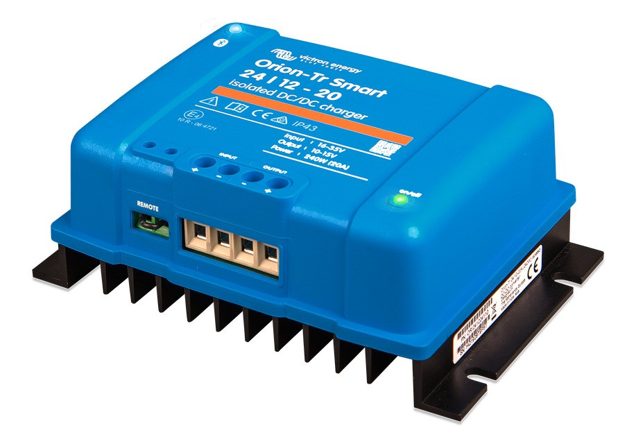 Victron Orion-Tr Smart DC-DC-laturi, 24V sisään 12V ulos, eristetty 20A