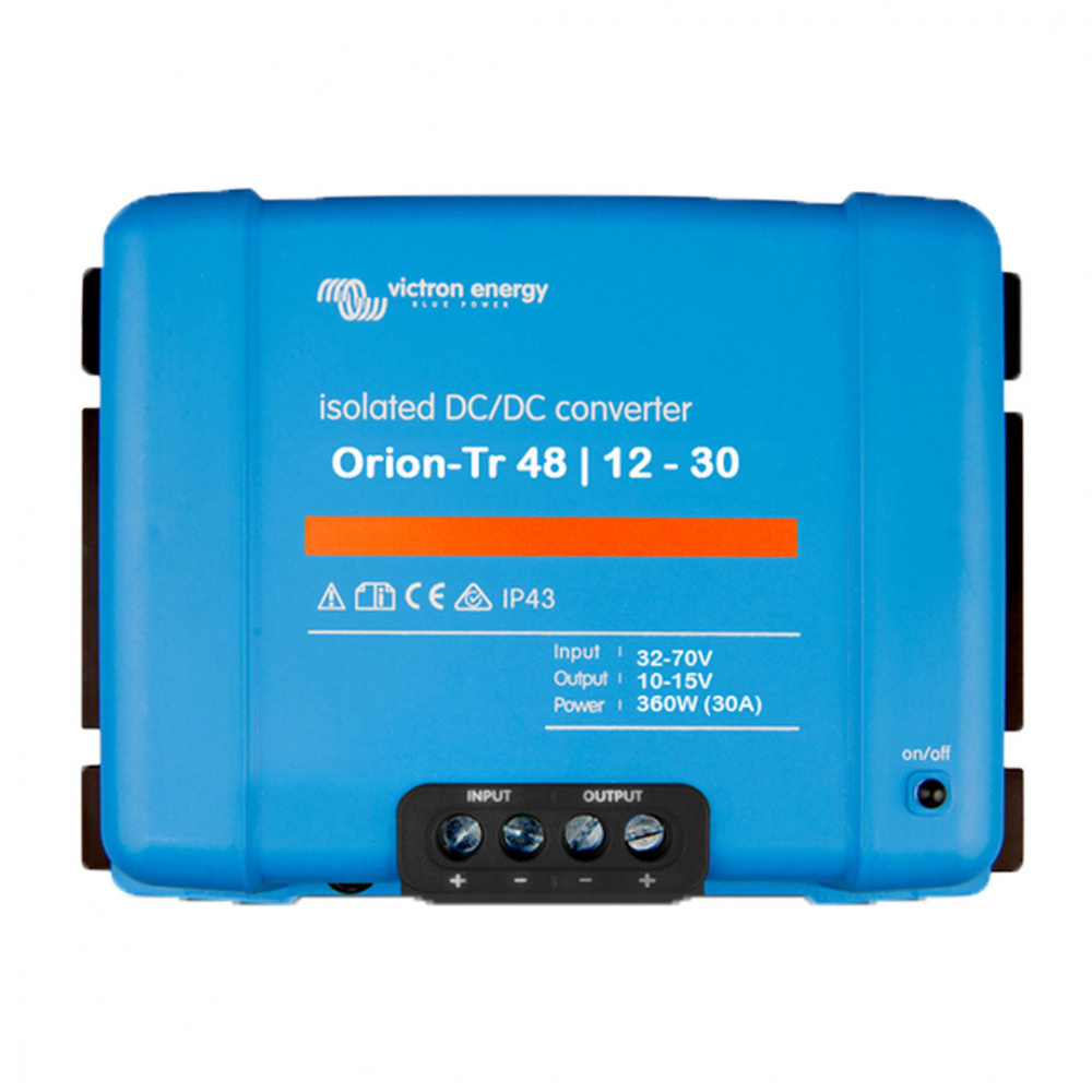 Victron Orion-Tr DC-DC-muunnin, 48V sisään 12V ulos, eristetty 30A