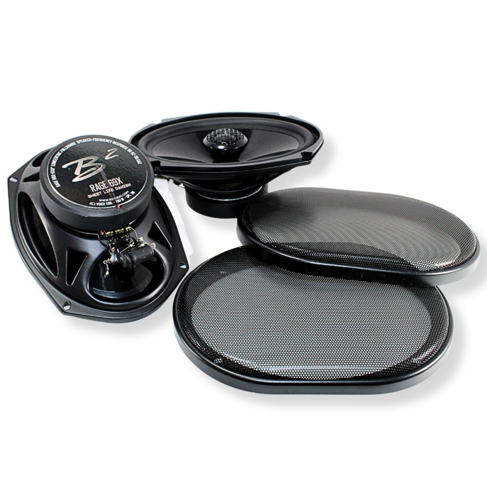 B2 Audio RAGE69X, 6x9 tuuman koaksiaalikaiuttimet, pari