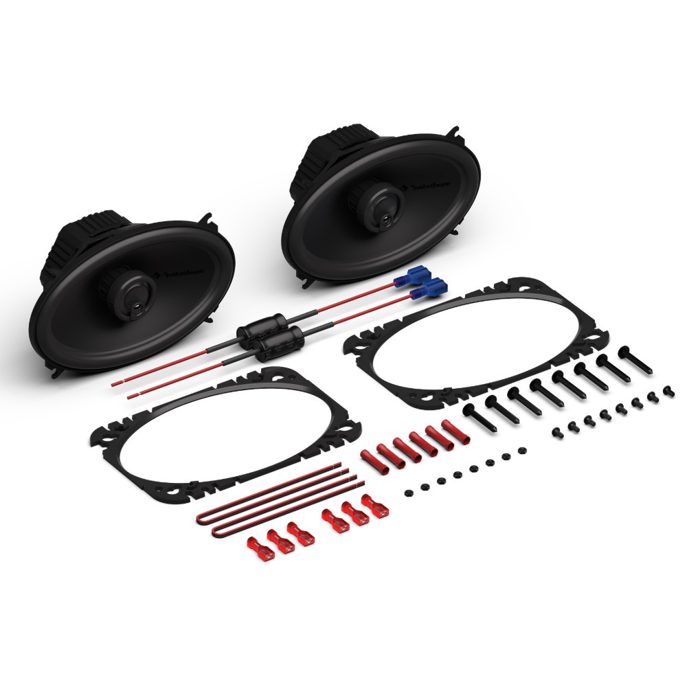 Rockford Fosgate Punch P1V2-46, 4x6 tuuman 3-tie-koaksiaalikaiuttimet, pari