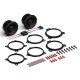 Rockford Fosgate Punch P1V2-4, 4 tuuman 3-tie koaksiaalikaiuttimet, pari Rockford Fosgate Punch P1V2-4, 4 tuuman 3-tie koaksiaalikaiuttimet, pari