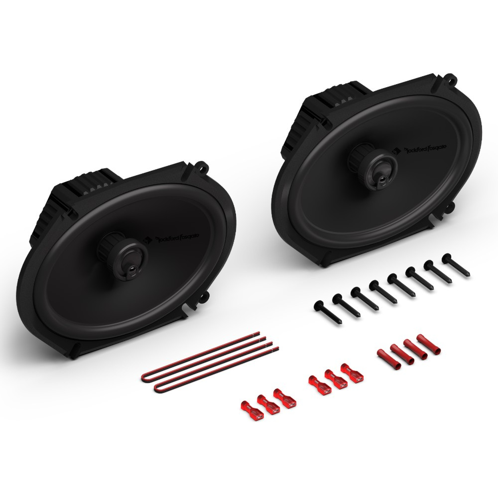 Rockford Fosgate Punch P1V2-68, 6x8 tuuman 3-tie-koaksiaalikaiuttimet, pari