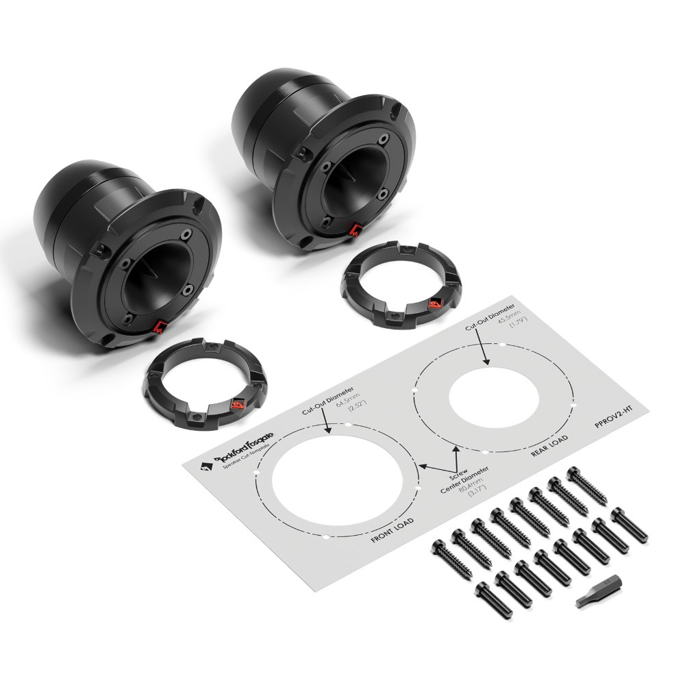 Rockford Fosgate Punch Pro PPROV2-HT, kompaktit torvidiskantit, pari