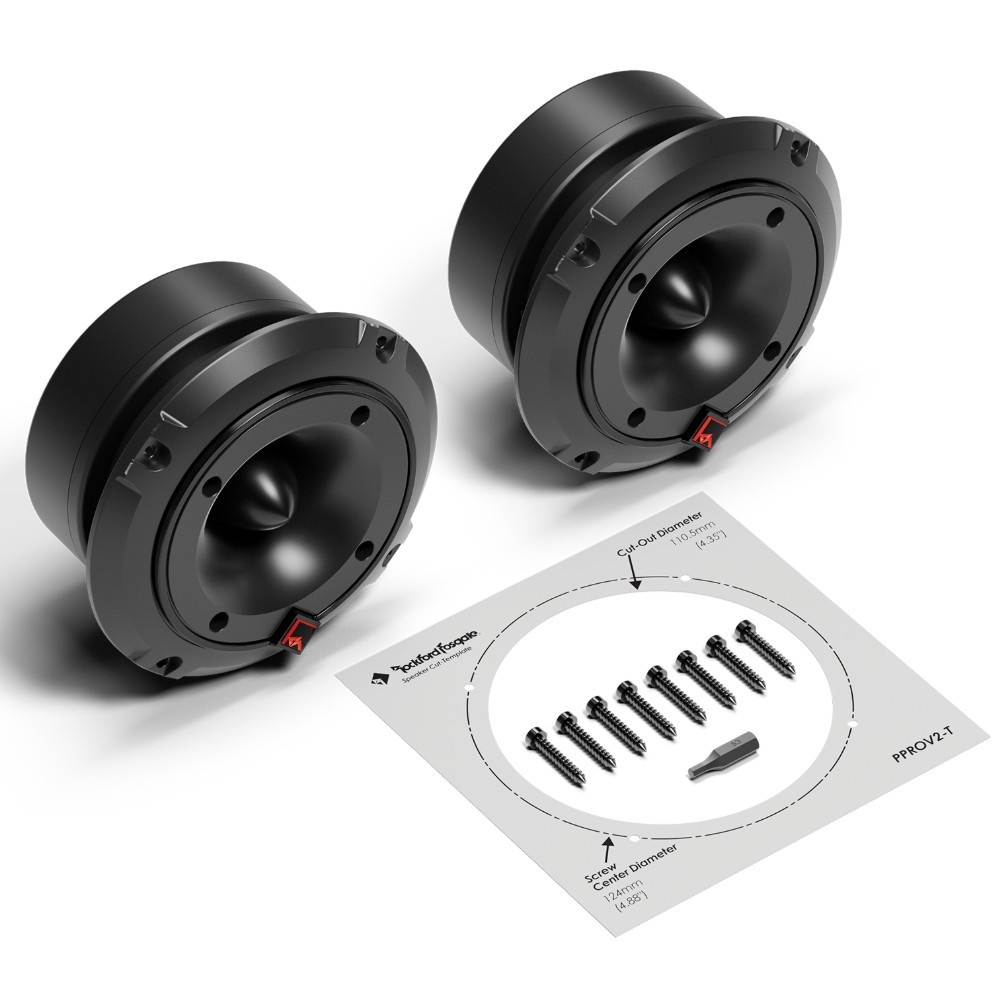 Rockford Fosgate Punch Pro PPROV2-T, 1,5 tuuman torvidiskantit, pari