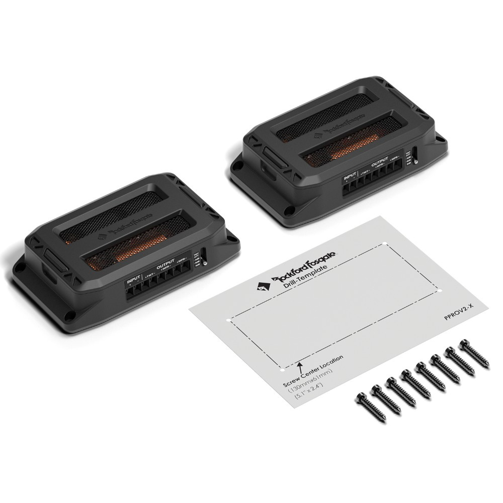 Rockford Fosgate Punch Pro PPROV2-X, passiiviset jakosuotimet, pari