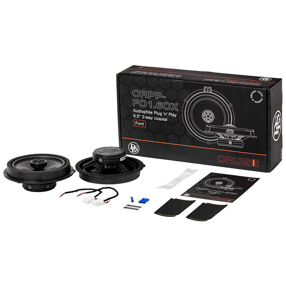 DLS Cruise CRPP-FO1.6CX, automallikohtaiset koaksiaalikaiuttimet Fordiin