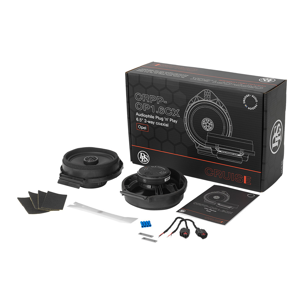 DLS Cruise CRPP-OP1.6CX, mallikohtainen koaksiaalikaiutin Opelille, Chevroletille & enemmän