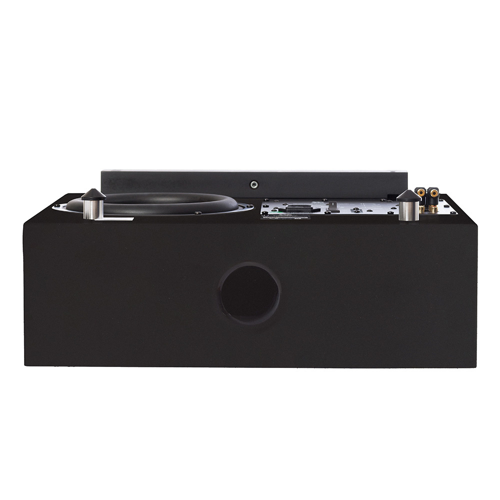 DLS Flatsub Midi seinälle asennettava aktiivinen subwoofer, matta musta