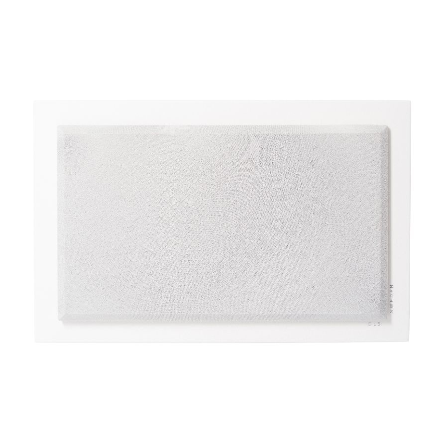 DLS Flatsub 8.2 seinälle ripustettava aktiivinen subwoofer, mattavalkoinen