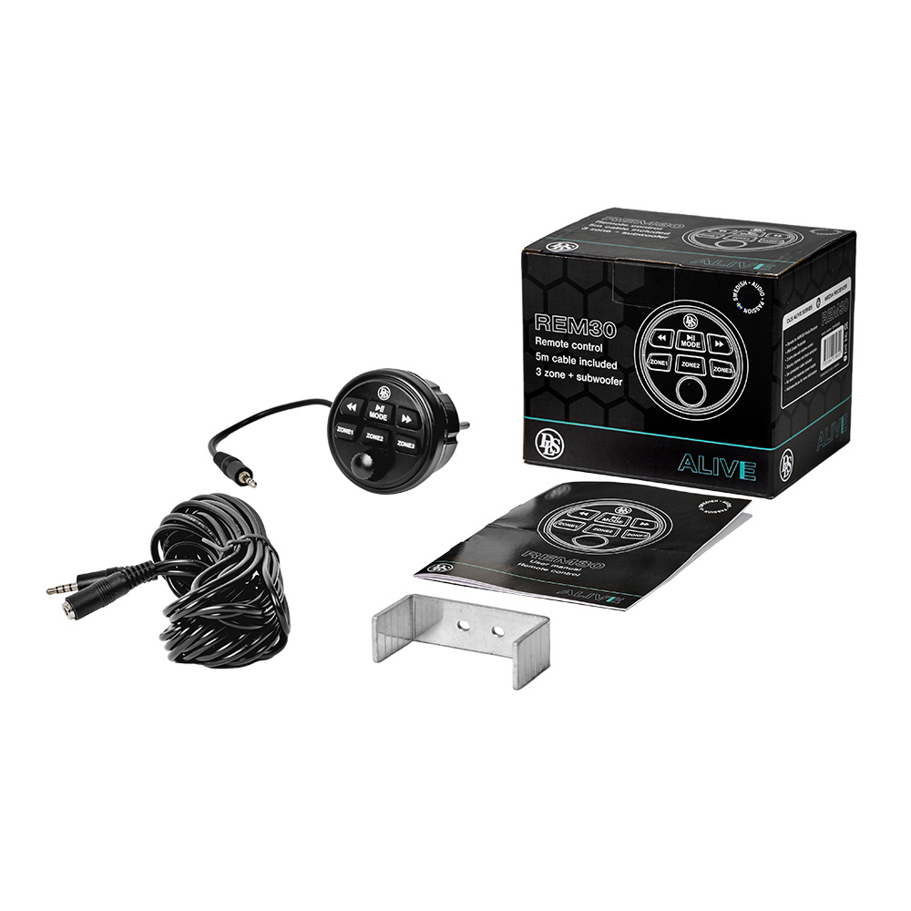 DLS Alive REM30, kaukosäädin AMR30D:lle