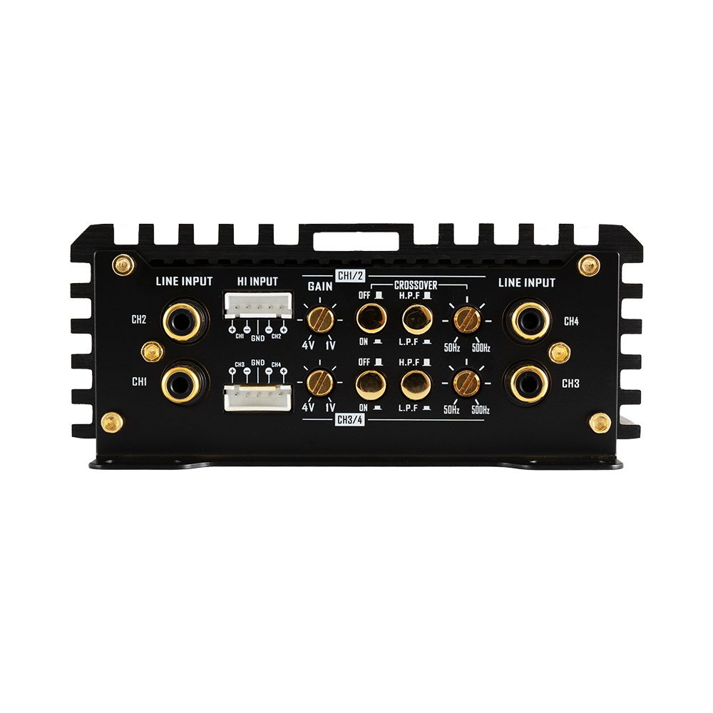 DLS Signature S4 24V, hyvä äänenlaatu nelikanavainen vahvistin kuorma-autolle