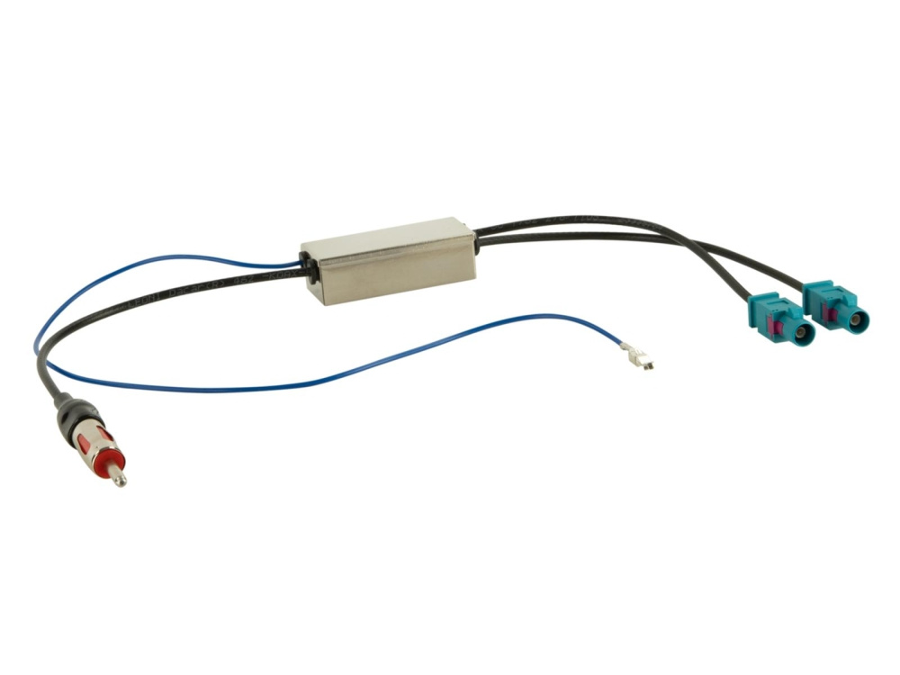 FAKRA DIN-antennisovitin, 12V phantom