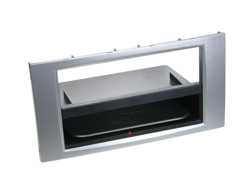 ACV Asennuskehys 2-DIN Ford, hopea