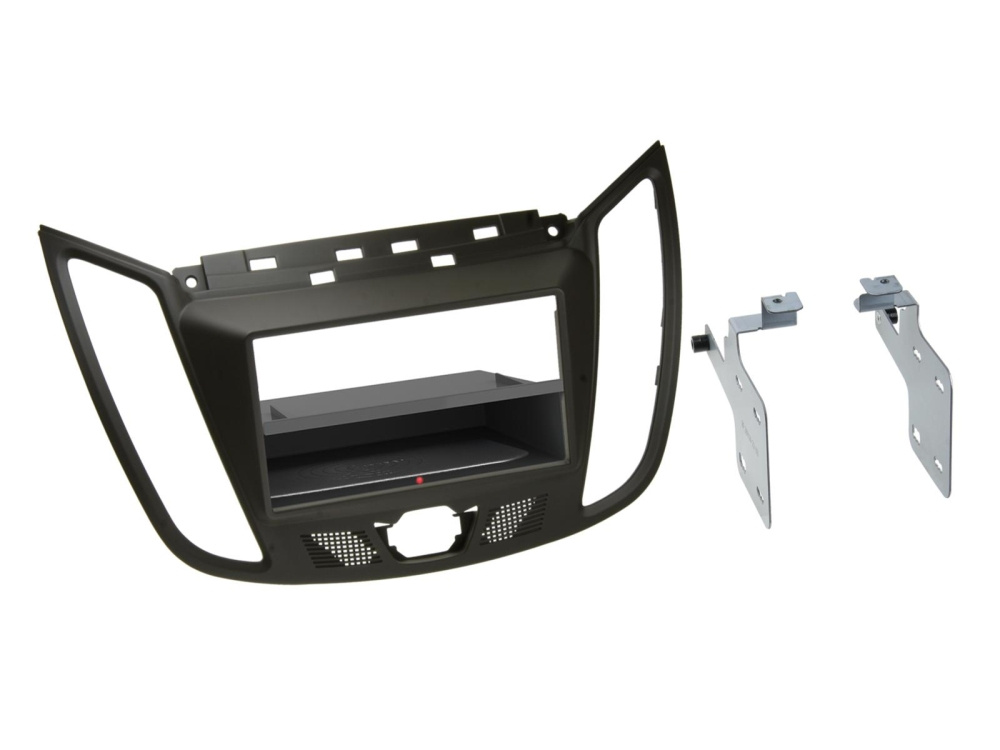 Facia-levy 2-DIN INBAY Ford C-MAX/Kuga, tummanruskea