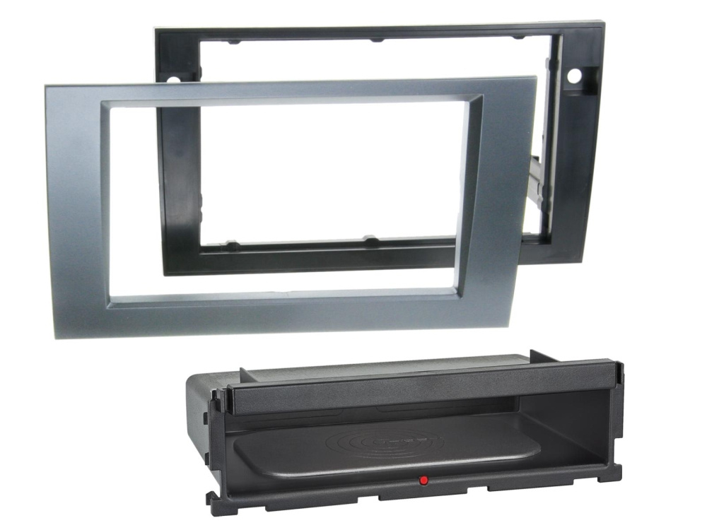 ACV Asennuskehys 2-DIN Audi/Seat, antrasiitti