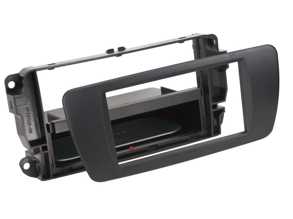Asennuskehys 1/2-DIN INBAY Seat Ibiza, matta musta