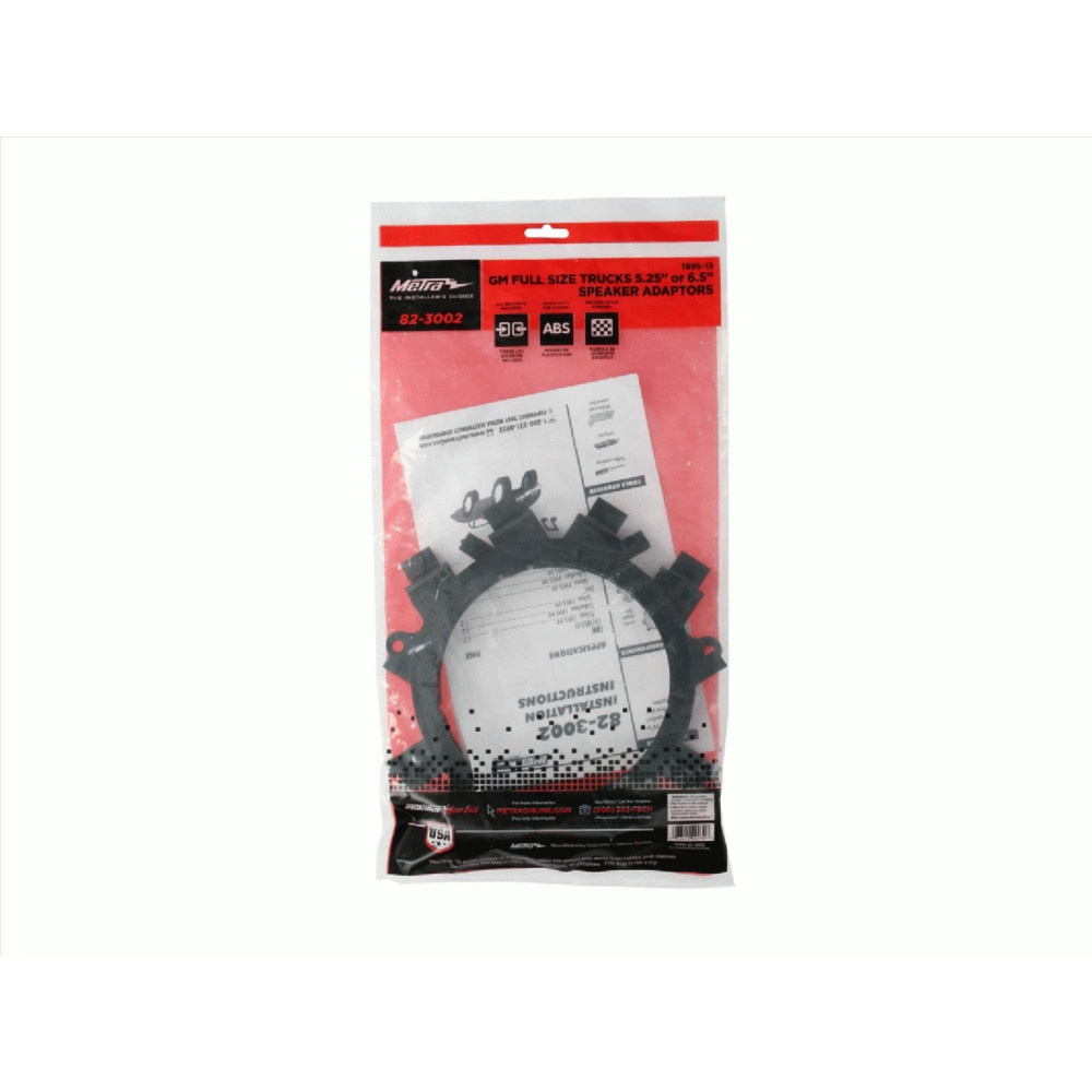 Kaiutinadapteri GM eri ajoneuvoille, Ø165mm