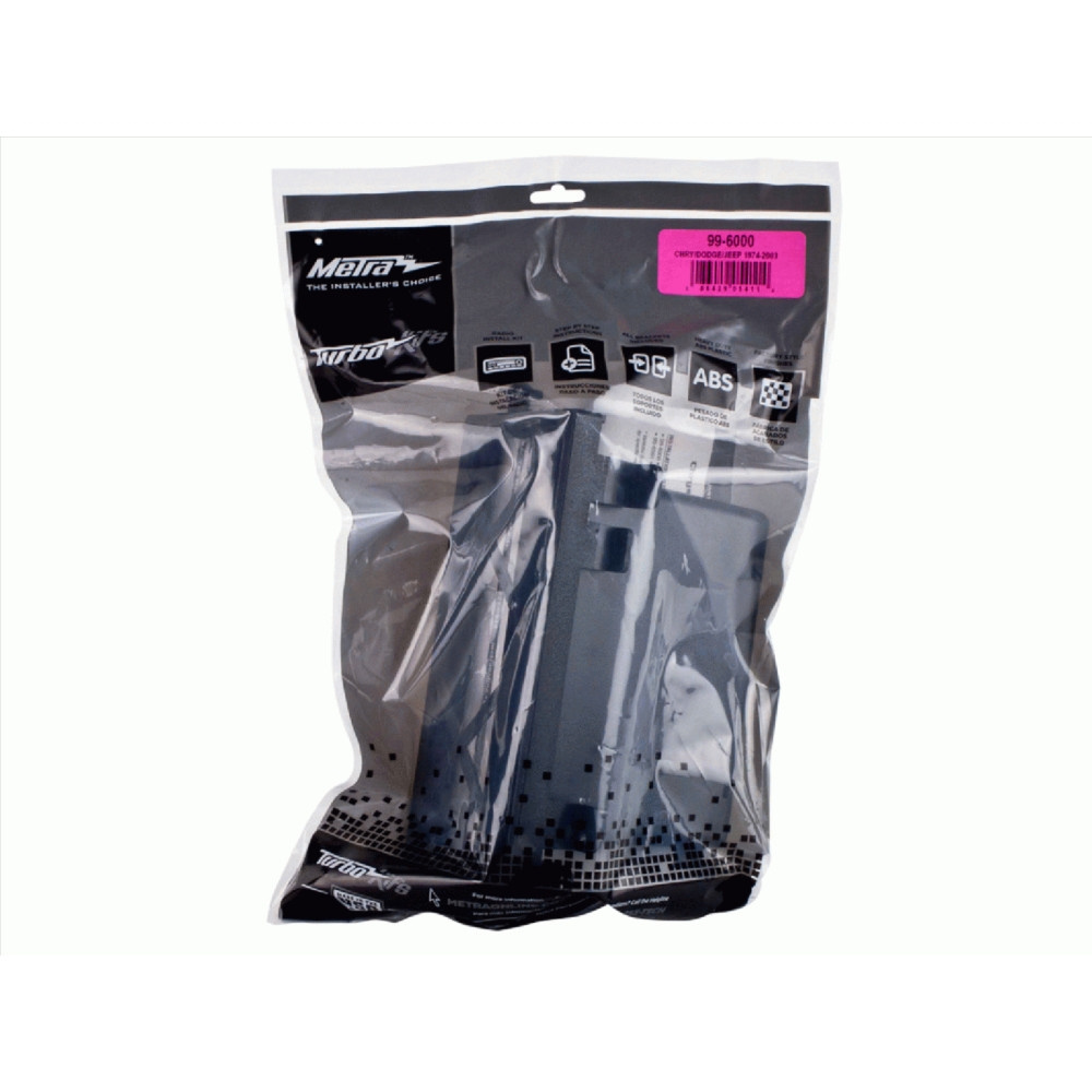 Asennuskehys 1-DIN varastotaskulla, musta